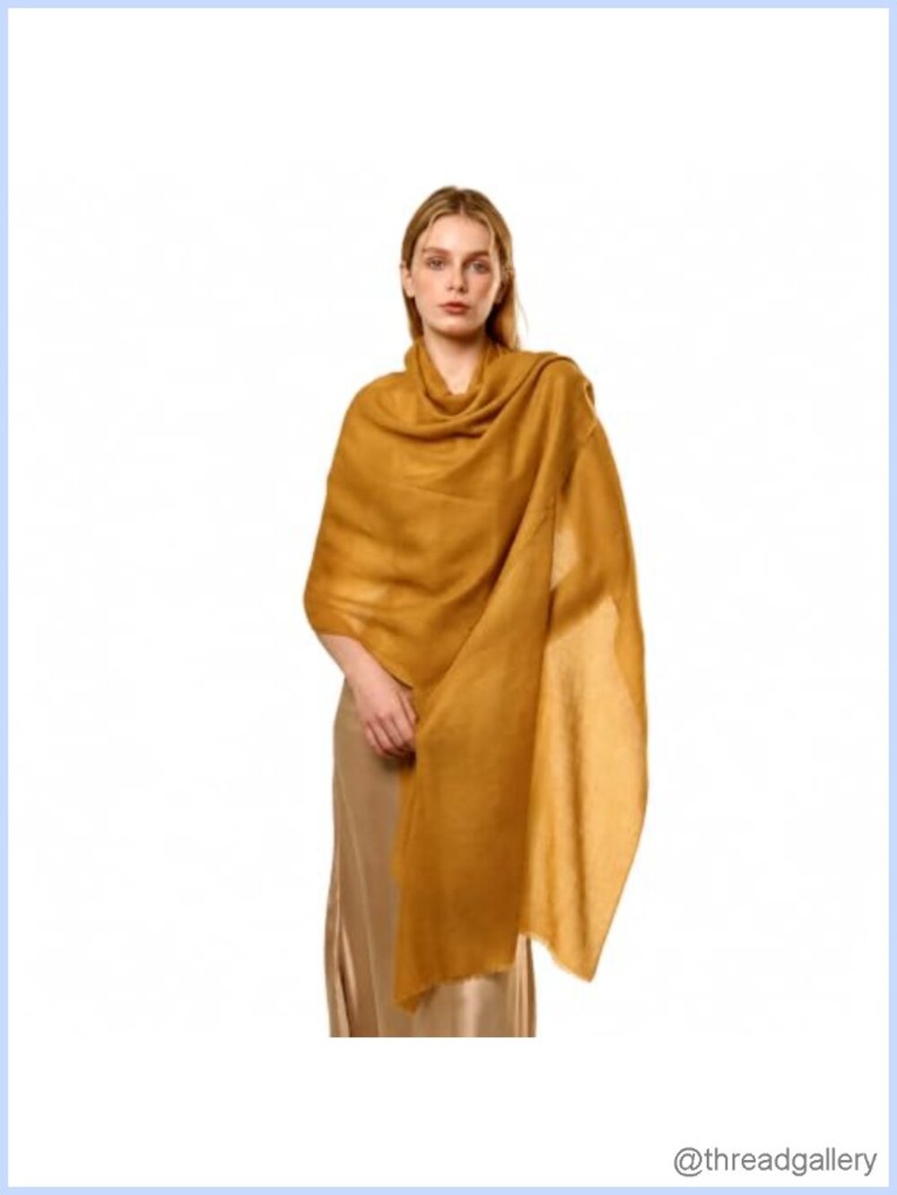 100% Cashmere Shawl Wrap Women Oversized Thin Sheer Scarf Travel